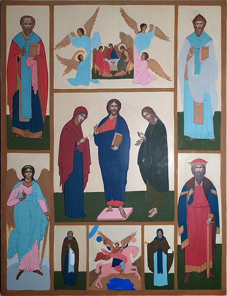 Деисус, писаная икона