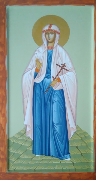 Агафия мученица, писаная икона
