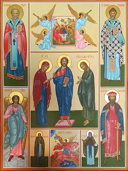 Деисус, писаная икона
