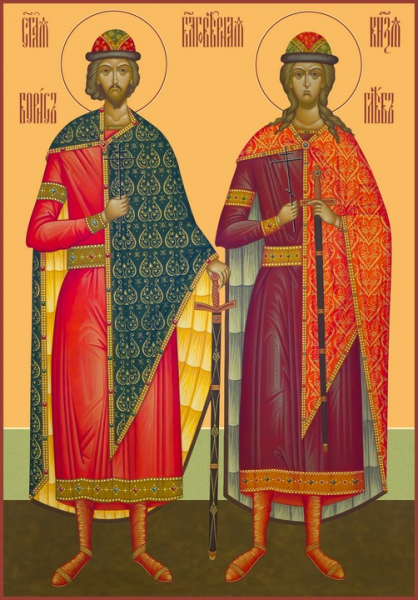 Борис и Глеб, икона (арт.5804)