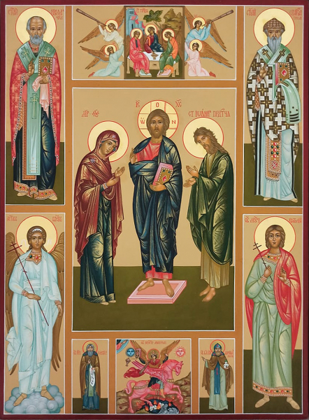 Деисус, писаная икона