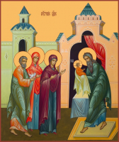Сретение Господне, икона (арт.5855)