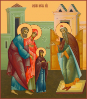 Введение во храм Богородицы, икона (арт.5861)